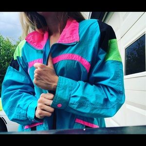 ❌❌❌ SOLD G-4000 Neon Track Suit Jacket